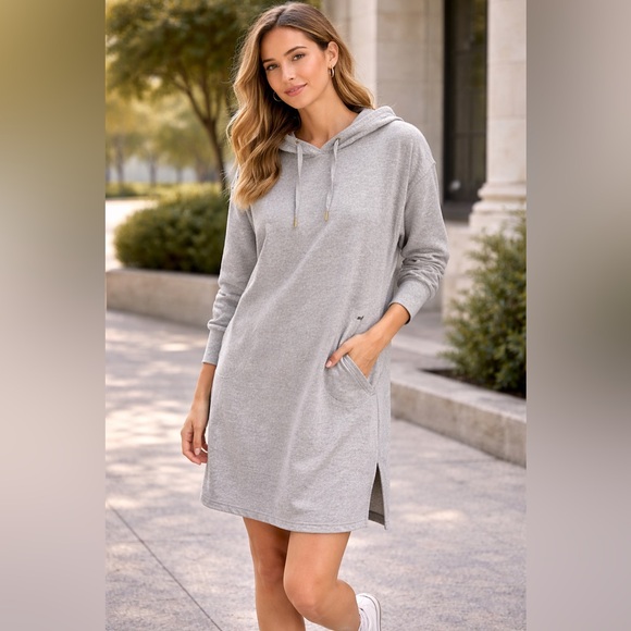 Dresses & Skirts - Light Gray Hooded Dress
